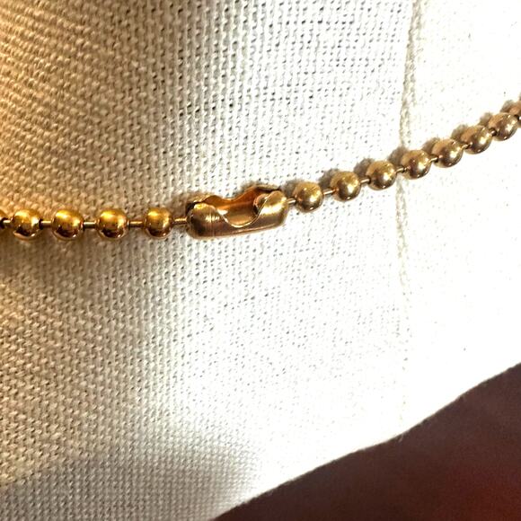 C*Note NWT Stainless Steel Pendant Heart Necklace Initial M Monogram $110 - Picture 12 of 12